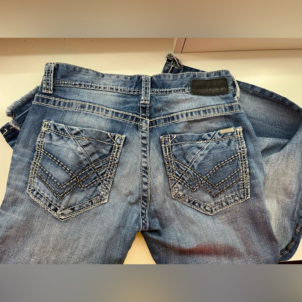 Buckle black jeans